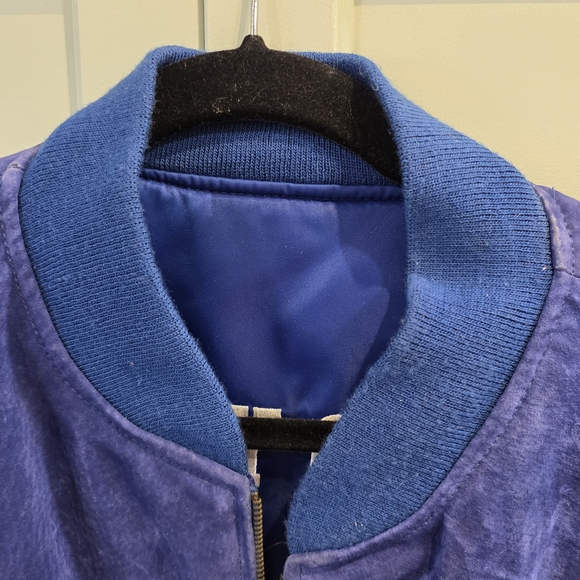 Vintage 90s Florida University Gators Reversible Suede / Nylon Varsity Jacket L - Picture 15 of 15